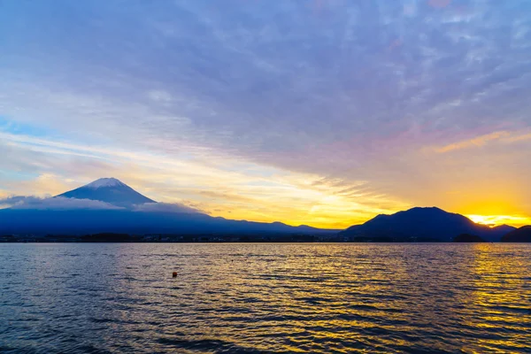 Mount Fuji során naplemente — Stock Fotó