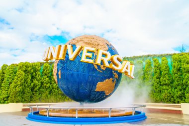 Osaka, Japonya - 1 Aralık 2015: Universal Studios Japonya (Usj). 