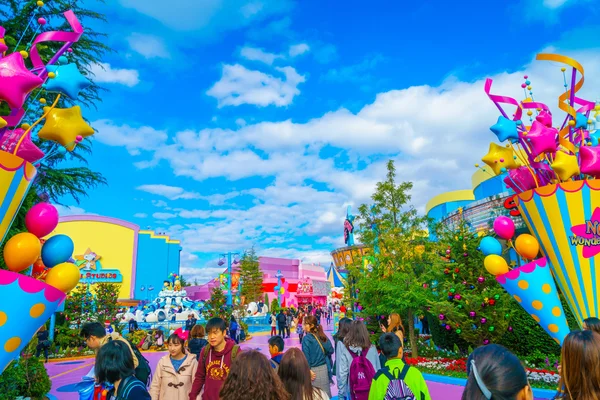 Mensen in de Universal Studios in Japan — Stockfoto