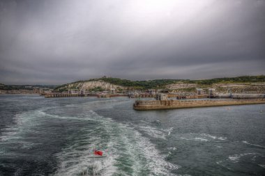 Dover port in Kent, United Kingdom. clipart