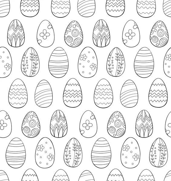 Easter eggs pattern — Stock Vector