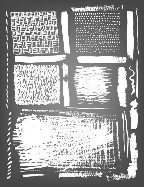 Textures grandioses sur chalkboad — Image vectorielle