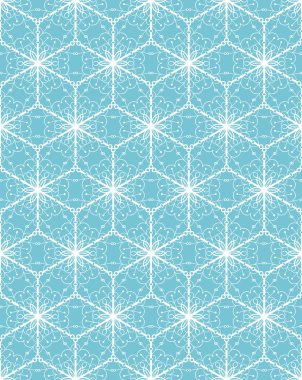 El çekilmiş kar tanesi desen 