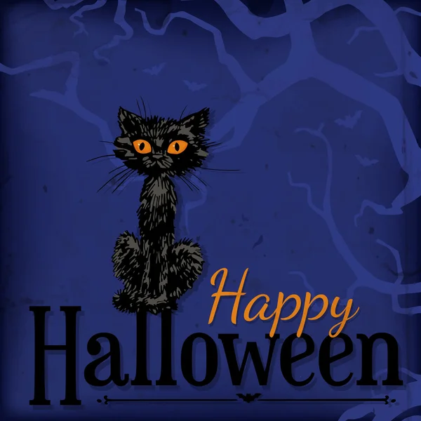 Carte Halloween — Image vectorielle