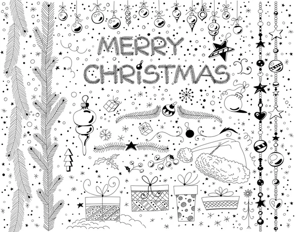 Christmas set — Stock Vector