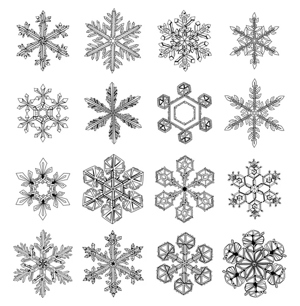 Snowflakes — Stock Vector