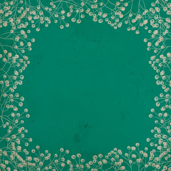 Cadre de la baie de houx — Image vectorielle