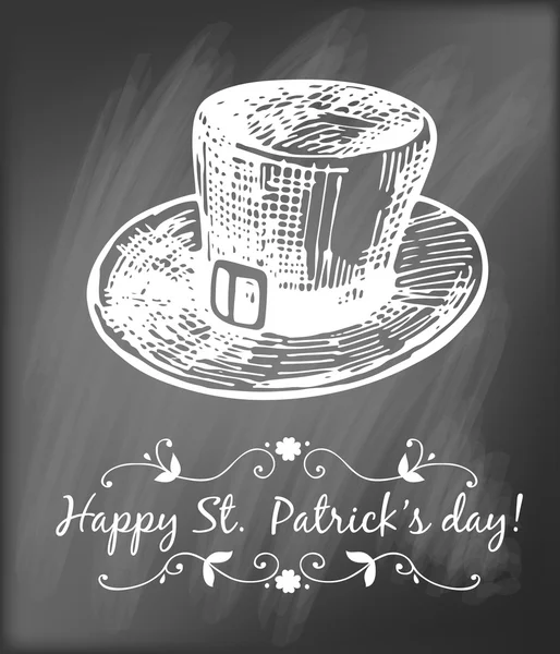 St. patrick günü kartı — Stok Vektör