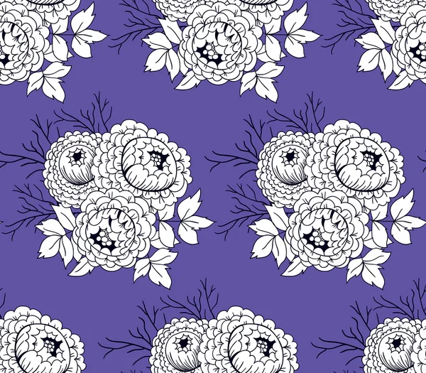 Patrón floral — Archivo Imágenes Vectoriales