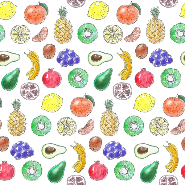 Modèle de fruits — Image vectorielle