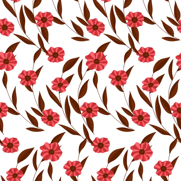 Patrón floral — Vector de stock