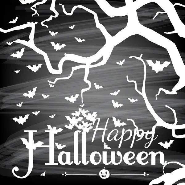 Carte Halloween — Image vectorielle