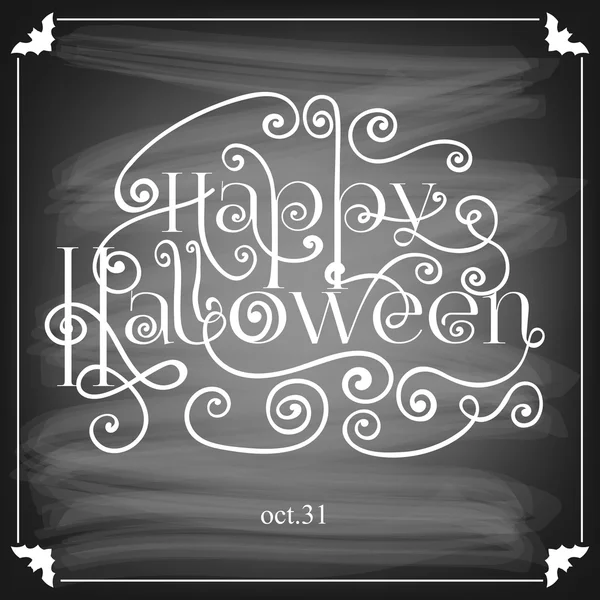 Tarjeta de Halloween — Vector de stock