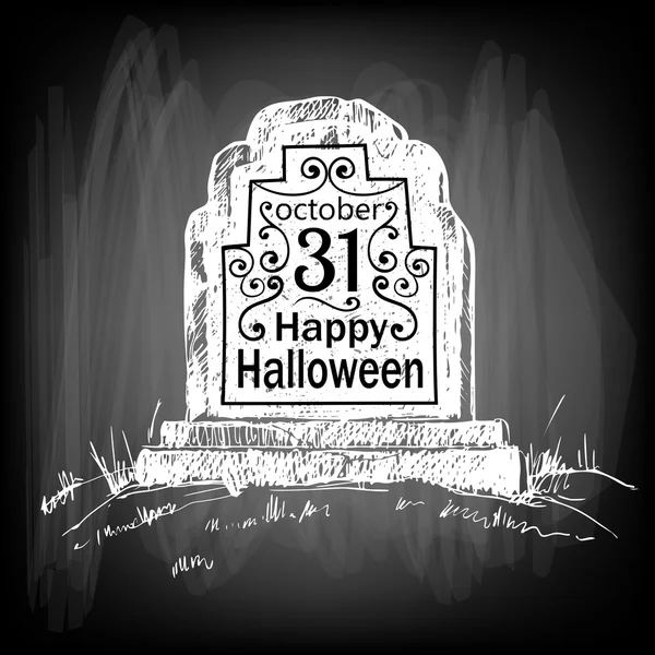 Tarjeta de Halloween — Vector de stock