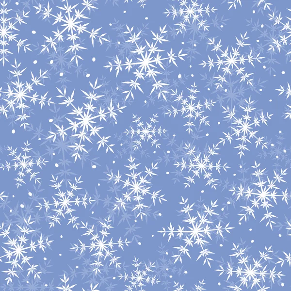 Diseño de patrón de copo de nieve — Vector de stock