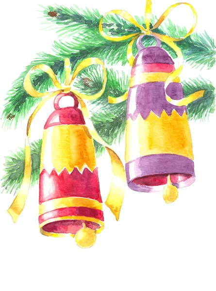 Handgezeichnete Weihnachtskarte — Stockfoto