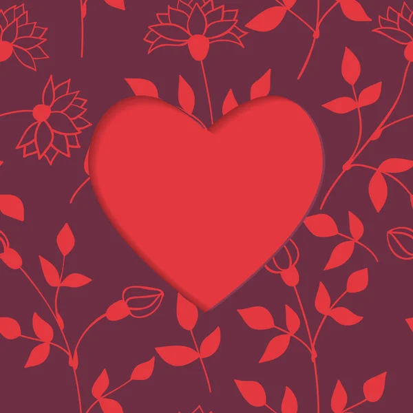 Valentine dag kaart — Stockvector
