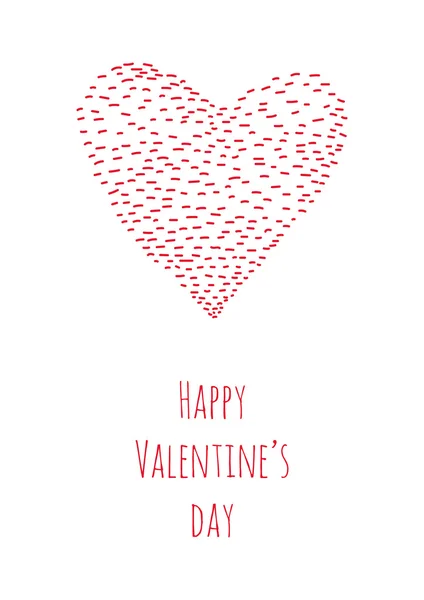 Tarjeta de San Valentín — Vector de stock