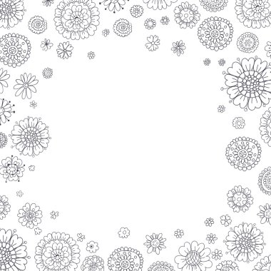 çerçeve çiçek yaptı