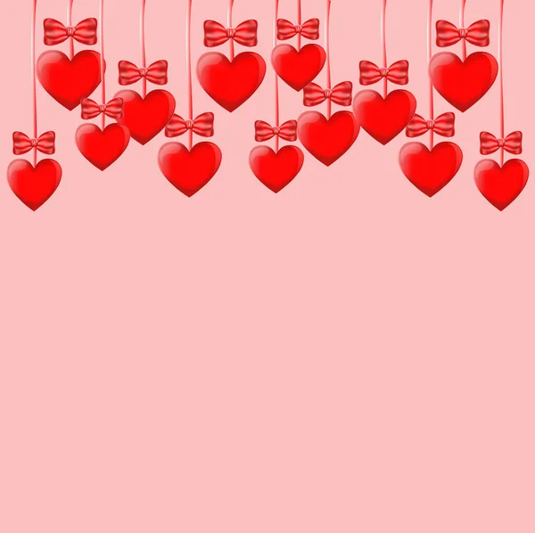 Valentine Day Background Heart Template Wallpapers Flyers Invitations Posters Brochures — Stock Photo, Image