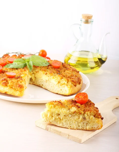 Pizza with breadcrumbs — Stock Photo, Image