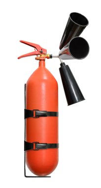 Yangın söndürücü ile püskürtme uçlarını 