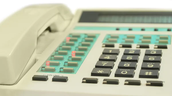 Bürotelefon mit Leuchtanzeige — Stockfoto