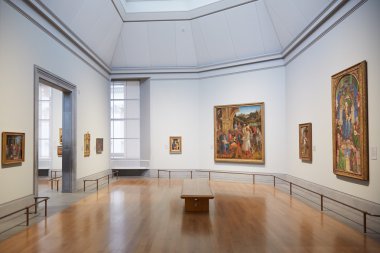 Londra National Gallery boş Odalar