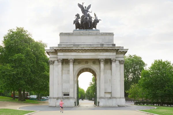 Wellington Arch, as triumphal arch, in London — Stockfoto