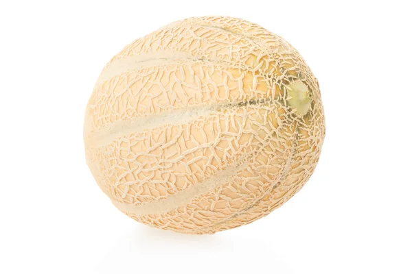 Melone di melone sul bianco, percorso di ritaglio — Foto Stock