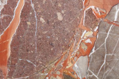 Değişken mermer, gri, beyaz ve kahverengi renkler, cilalanmış taş desen arkaplan