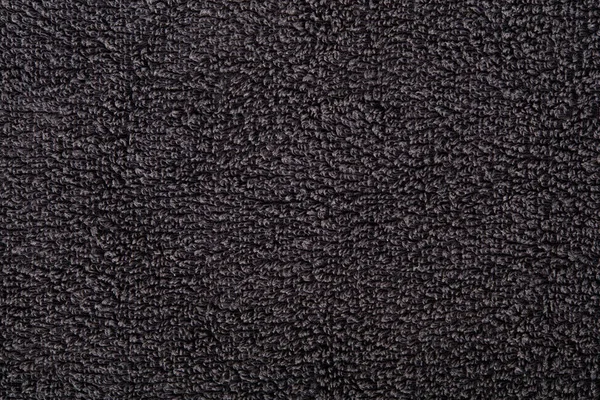 Nero Asciugamano Texture Sfondo — Foto Stock