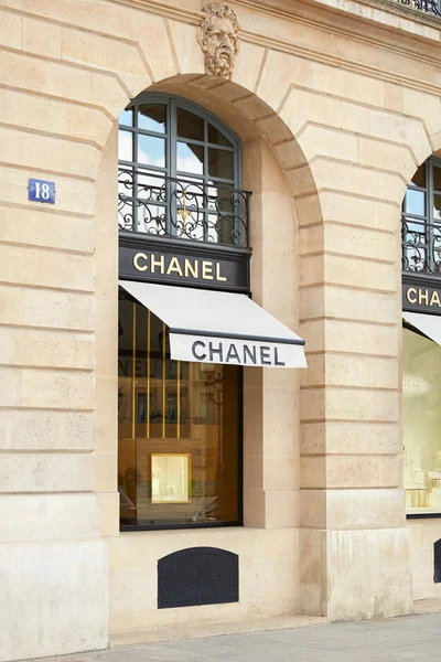 Negozio Chanel sul posto Vendome a Parigi — Foto Stock