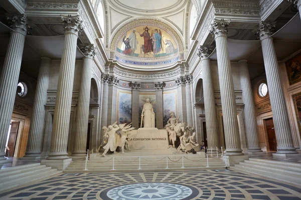 Interieur van het Pantheon in Parijs, Frankrijk — Stockfoto
