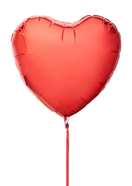 红色的心气球 — 图库照片