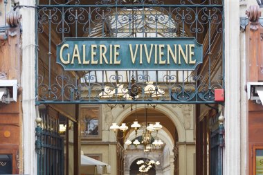 Paris, Galerie Vivienne geçiş giriş
