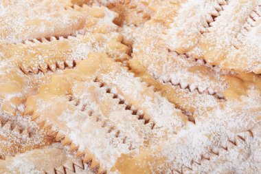 Chiacchiere, İtalyan karnaval pasta arka plan