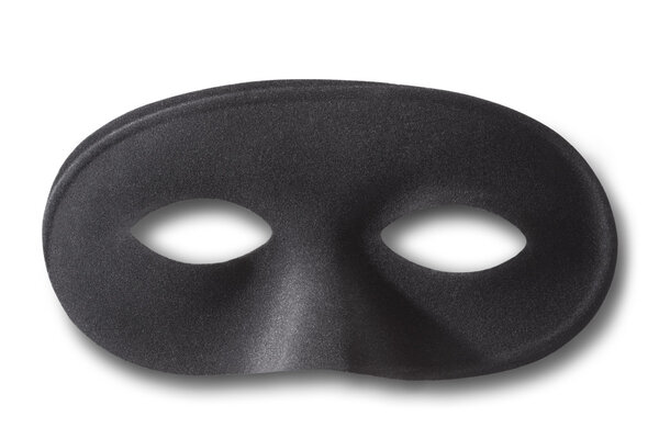 Simple black mask with soft shadow