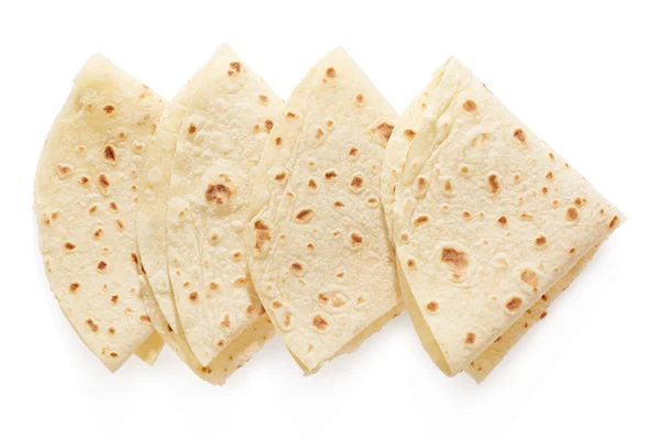 Piadina, triângulos de tortilla italiana — Fotografia de Stock