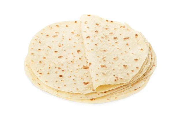 Piadina, włoski tortilla sterty — Zdjęcie stockowe