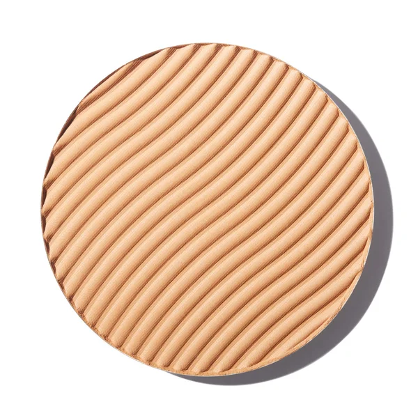 Brown blush cosmetic on white — 图库照片