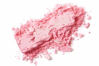 Beyaz pembe göz farı ezilmiş