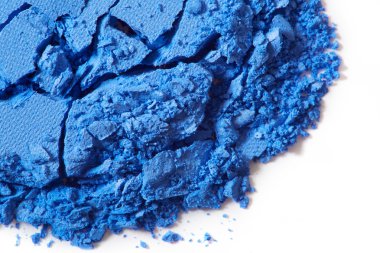 Mavi göz farı ezilmiş beyaz sınırında