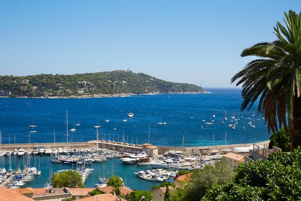 Cap Ferrat and sea view in a sunny summer day, French riviera — 스톡 사진