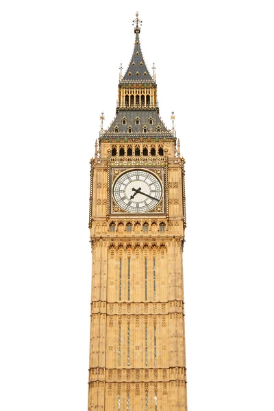 Big Ben isolated on white, clipping path included — Stock Photo, Image