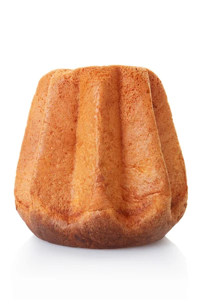 Pandoro, Weihnachtskuchen isoliert auf weiß — Stockfoto