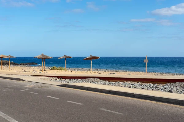 San Blas Olarak Bilinen Küçük Tatil Köyünden Geçen Issız Bir — Stok fotoğraf