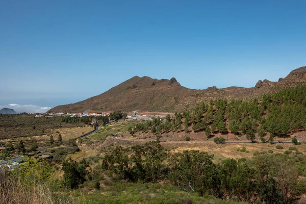 Buja Zöld Völgy Körül Furcsa Város Santiago Del Teide Található — Stock Fotó