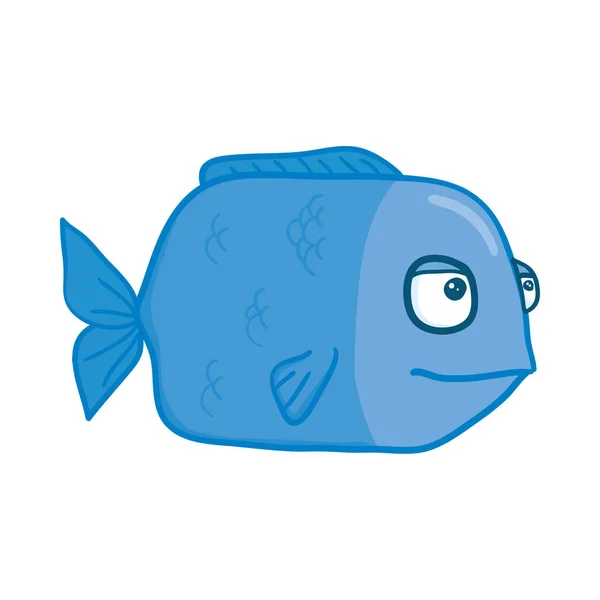 Ilustração Silhueta Peixes Aquário Vetorial Ícone Peixe Aquário Desenho Animado — Vetor de Stock