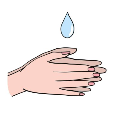 Beyaz arka planda sabunla yıkanan eller. Koronavirüs salgını. Kendini virüsten koru. Ellerini yıka. Virüs ve bakterileri önlemek için ellerini sabunla yıkıyorsun.